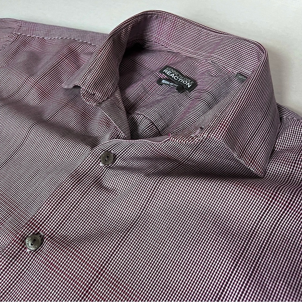 Kenneth Cole Reaction Long Sleeve Button-Up Shirt